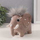 Копилка для денег «Лохматый мамонтёнок», керамика, 11.5×14.9×12.1 см - Фото 1