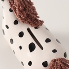 Копилка для денег «Лошадка-брюнетка в горошек», керамика, 16×6.5×15.4 см - Фото 7