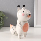 Копилка для денег «Белая белочка», керамика, 17.2×7.8×19.5 см - Фото 4