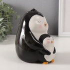 Копилка для денег «Пингвин с малышом», керамика, 10×11.9×13.8 см - Фото 4