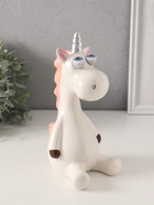 Копилка для денег «Единорожек-пучеглаз», керамика, 9×10.9×20.3 см - Фото 3