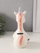 Копилка для денег «Единорожек-пучеглаз», керамика, 9×10.9×20.3 см - Фото 5