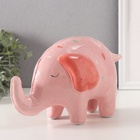 Копилка для денег «Слонёнок-шарик в конфетти», керамика, 21.9×10.7×14.1 см - Фото 3