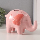 Копилка для денег «Слонёнок-шарик в конфетти», керамика, 21.9×10.7×14.1 см - Фото 4
