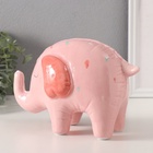 Копилка для денег «Слонёнок-шарик в конфетти», керамика, 21.9×10.7×14.1 см - Фото 6