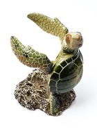 Подставка под бутылку TAKE IT EASY «Черепаха», полистоун, зелёная, 12×11×19 см - Фото 4