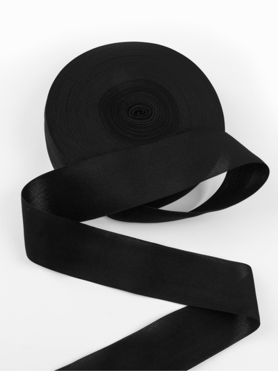 Резинка вязаная, 60 мм, 40±2 м, чёрная