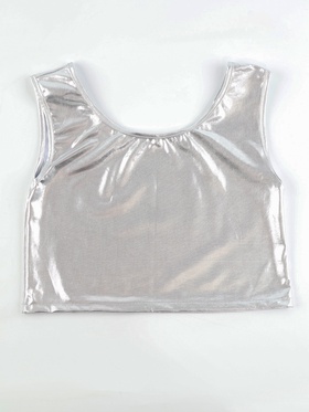 Карнавальный набор «Киберgirl»: майка, перчатки, очки, р-р 42-44, серебро