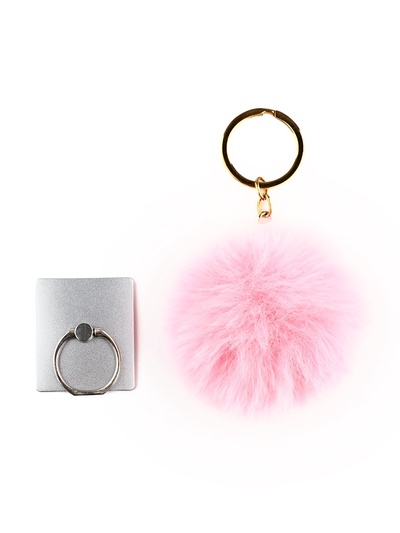 Подарочный набор, подставка для телефона-кольцо и брелок «8 марта: Ты прекрасна»