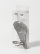 Расчёска массажная, 14.5×6(±1)см, серая - Фото 6