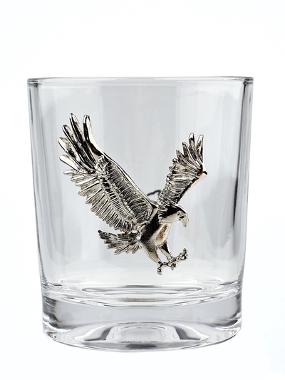 Бокал для виски стеклянный Дорого внимание «Орел», 230 мл