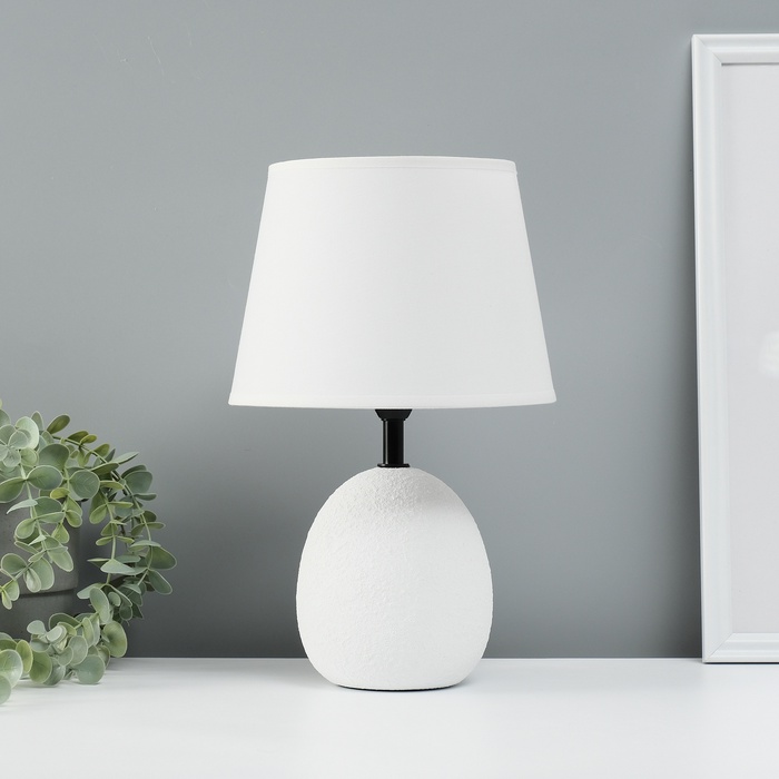 Лампа настольная «Притча» 1×40 Вт Е14 белый 20×20×32 см - Фото 1