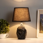 Лампа настольная «Дух» 1×40 Вт Е14 черный 20×20×34 см 10767637