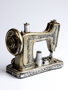 Часы настольные интерьерные, «Швейная машинка», на батарейках, 23.5×10.5×20 см, d-5.5 см 10781554