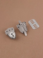 УЦЕНКА Застёжка для сумки 3×2.5 см металл серебряный АУ - Фото 4