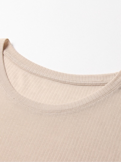 Лонгслив женский KAFTAN: Basic line, бежевый, размер 48-50