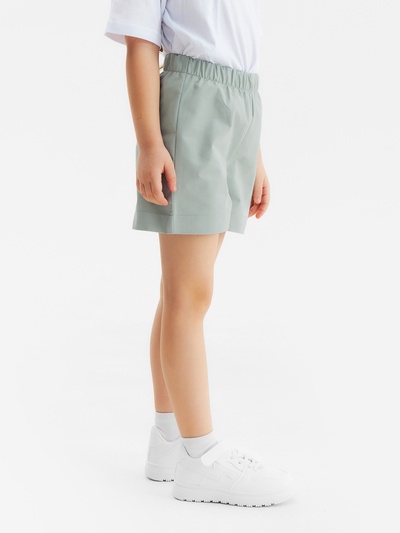 Шорты для девочки MINAKU: Jeans collection, серо-голубые, рост 116 см