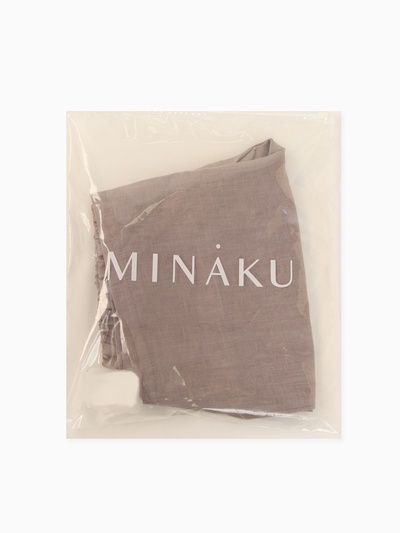 Шорты женские на резинке льняные MINAKU: Safari, серые, размер 42
