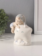 Фигурка световая «Малыш в голубом колпаке на звёздочке», керамика, 6×10.5×12.5 см - Фото 5