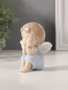 Сувенир керамика "Мылыш-ангел в голубом" 4,8х7х7 см (комплект 6 шт) - фото 32609031