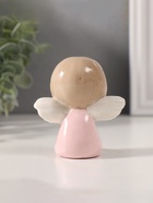 Сувенир керамика "Мылышка-ангел в розовом" 4,8х7х7 см (комплект 6 шт) - фото 32609034