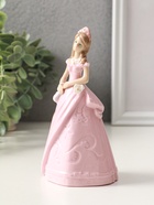 Фигурка керамика «Леди в розовом платье с сумочкой», 6.6×7.5×14.8 см - Фото 4