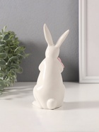 Фигурка керамика «Белый кролик с розовым бантиком», 6×6.5×16 см - Фото 3