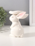 Фигурка керамика «Белый кролик под грибочком», 8×9×13 см - Фото 2