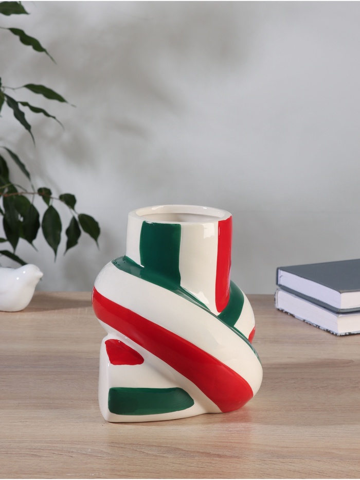 Ваза «Карамелька», 14×14×17 см, керамика - Фото 1