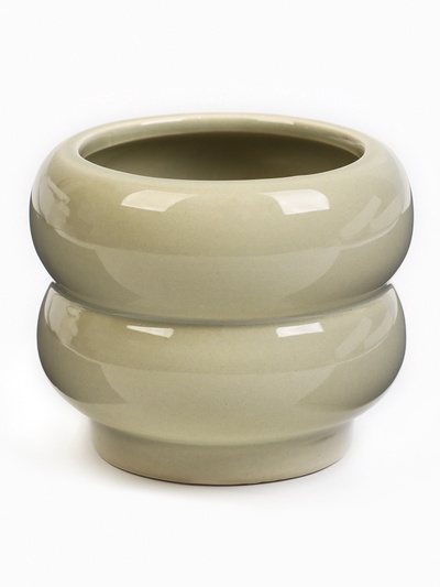 Кашпо «Даниель», 11.5×11.5×10 см, 600 мл, керамика