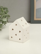 Фигурка светящаяся TAKE IT EASY «Домик со звёздочками», керамика, 6.5×6.5×9 см - Фото 4