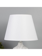 Лампа настольная «Строгие линии» 1×40 Вт Е27 белый/серый 25×25×40 см 10683305