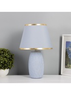 Лампа настольная «Клойд» 1×40 Вт Е27 серый/золото 25×25×40 см - Фото 1