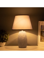 Лампа настольная «Клойд» 1×40 Вт Е27 серый/золото 25×25×40 см - Фото 2