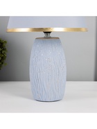 Лампа настольная «Клойд» 1×40 Вт Е27 серый/золото 25×25×40 см - Фото 3