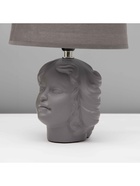 Лампа настольная RISALUX «Афродита», 40 Вт, Е14, серая, 19×19×28.5 см - Фото 6