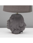 Лампа настольная RISALUX «Афродита», 40 Вт, Е14, серая, 19×19×28.5 см - Фото 7
