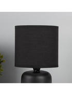 Лампа настольная «Кира» 1×40 Вт Е14 черный 14×14×26 см - фото 32166304