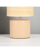 Лампа настольная «Лиза» 1×40 Вт Е14 персиковый 13×13×24 см - Фото 4