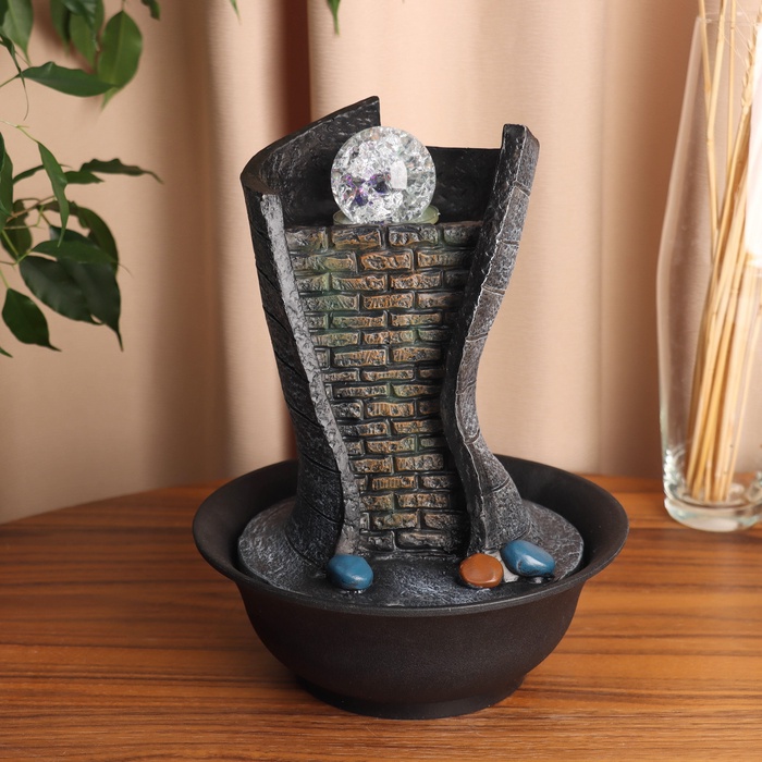 Фонтан настольный «Кирби», 29×20 см, с подсветкой