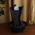 Фонтан настольный «Кирби», 29×20 см, с подсветкой - Фото 3