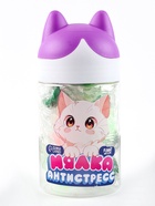 Антистресс сквиш мялка «Мяу», в банке - Фото 3