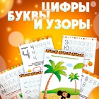 Прописи многоразовые набор «Учимся вместе с Чебурашкой», 3 шт по 12 стр, 2 маркера, Чебурашка 10701548 - фото 13246740
