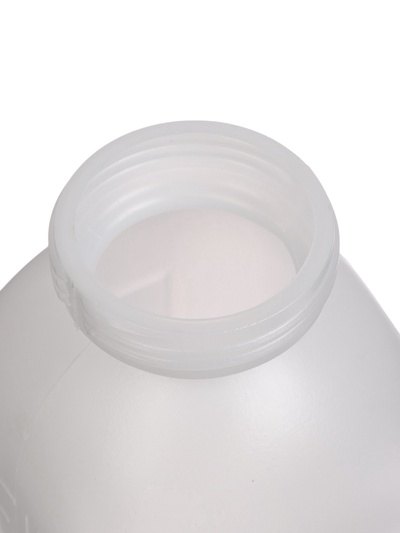 Бутылка для выпойки телят, 1 л, с ручкой, пластик, белая