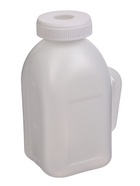 Бутылка для выпойки телят, 1 л, с ручкой, пластик, белая - Фото 7