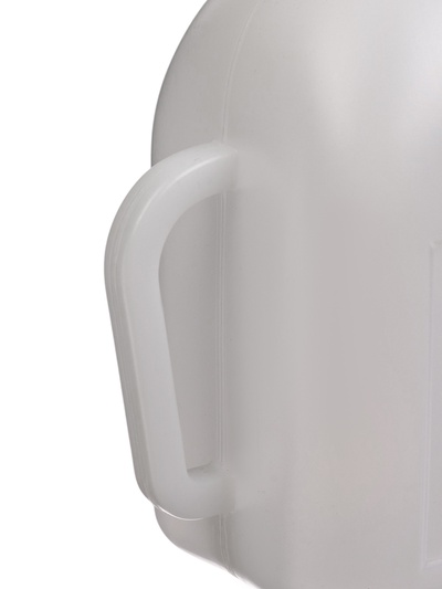 Бутылка для выпойки телят, 1 л, с ручкой, пластик, белая