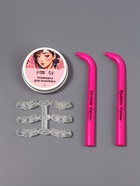 Набор для макияжа нижних ресниц: трафареты, держатели, подводка - Фото 2