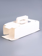 Коробка под рулет, белая, 16.5×11×9 см 10762671