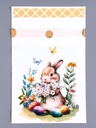 Пакет полиэтиленовый подарочный «Заяц с цветами», с завязками, МИКС, 15×23 см - Фото 3