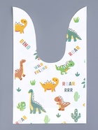 Пакет полиэтиленовый подарочный с ушками «Динозавры», 13×23 см - Фото 3